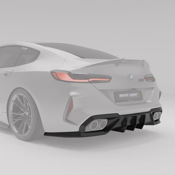 BMW M8 F91 F92 Carbon Fiber Rear Diffuser - 0
