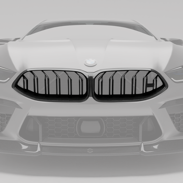 BMW M8 F93 Carbon Fiber Front Grill - 0