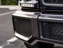 AutoTecknic Carbon Fiber Front Bumper Bull Bar Cover - Mercedes-Benz W463 G-Class-2