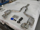 W204 C63 stainless / titanium Exhaust-3