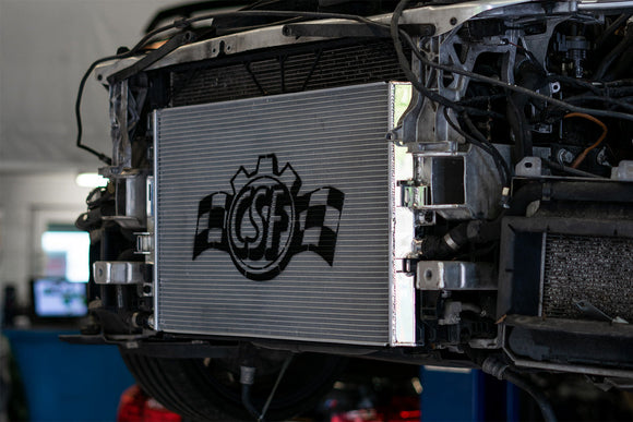 CSF Mercedes AMG GT/R/C / W205 C63 / W213 E63 / GLC63 Heat Exchanger w/ Rock Guard - product image 6