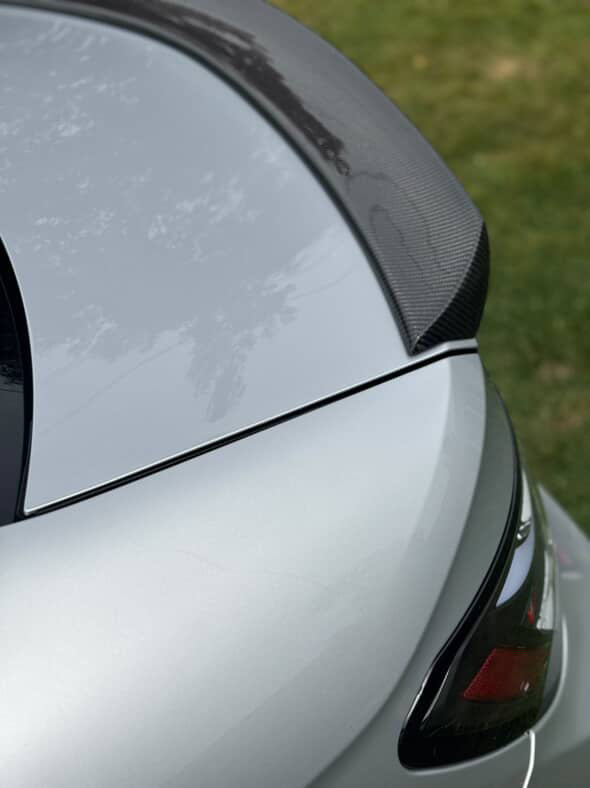 W204 Carbon Fiber Classic Spoiler - 0