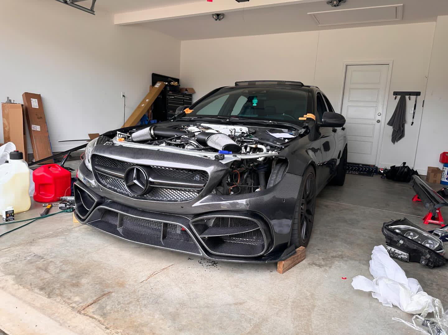 Custom W205 C63 Sedan / Coupe Front Bumper Full Carbon Package