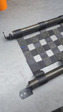 Rear seat delete fullkit V2 - Double strut bar, net and carpet for Mercedes Benz C63 AMG W204-14