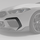 BMW M8 F93 Carbon Fiber Front Bumper Canards-2
