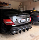 Carbon Fiber Big Fin Diffuser C63 ( Sedan / Coupe )-11