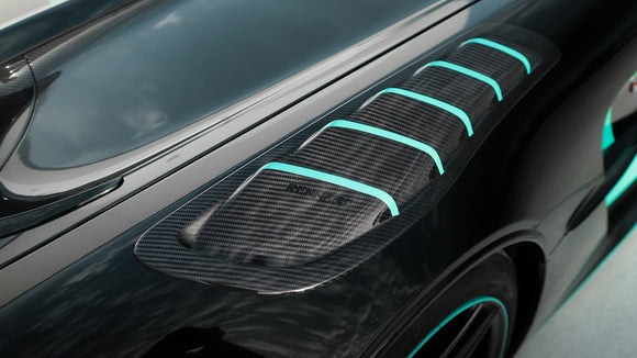 RENNtech Carbon Fiber Fender Extractor Inserts | AMG GT Black Series C190