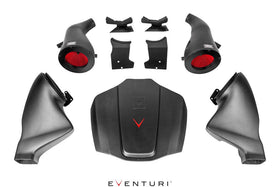Eventuri Matte Carbon Intake + Engine Cover - Mercedes C190 R190 AMG GT 2DR GT / GTS / GTR