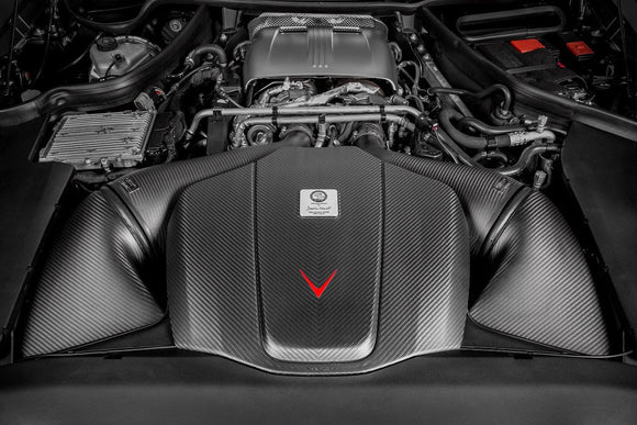 Eventuri Matte Carbon Intake + Engine Cover - Mercedes C190 R190 AMG GT 2DR GT / GTS / GTR