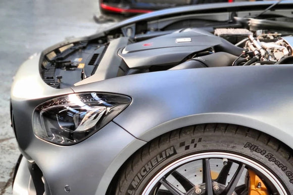 Eventuri Matte Carbon Intake + Engine Cover - Mercedes C190 R190 AMG GT 2DR GT / GTS / GTR