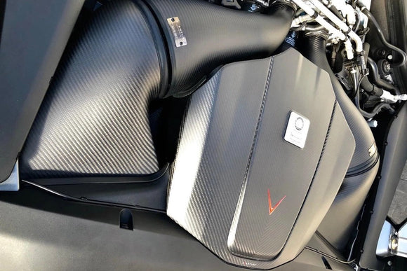 Eventuri Matte Carbon Intake + Engine Cover - Mercedes C190 R190 AMG GT 2DR GT / GTS / GTR