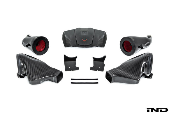 Eventuri Matte Carbon Intake + Engine Cover - Mercedes C190 R190 AMG GT 2DR GT / GTS / GTR