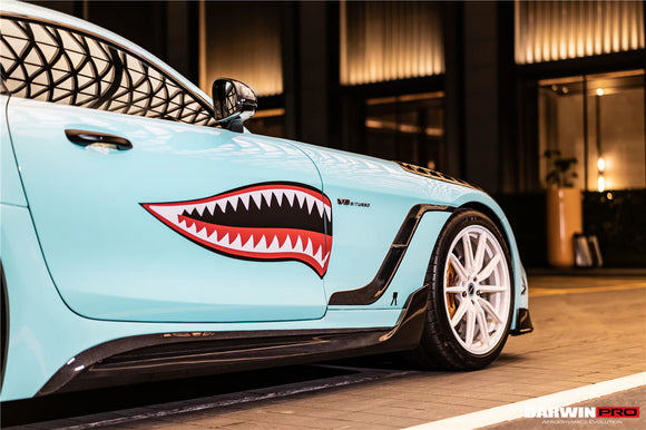 2017-2021 Mercedes Benz AMG GTC IMPII Carbon Fiber Side Skirts