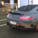 E6 Carbon Mercedes-AMG GT C190 Duckbill Spoiler rear view