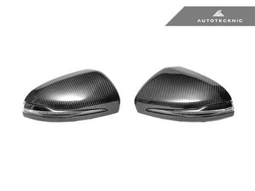 AutoTecknic Replacement Carbon Fiber Mirror Covers - Mercedes-Benz W205 C-Class | W222 S-Class - 0