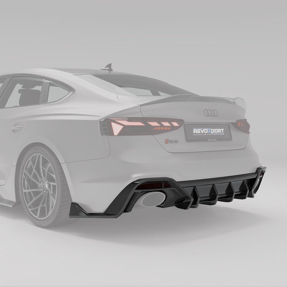 Audi RS5 B9.5 Facelift Sportback Carbon Fiber Rear Diffuser