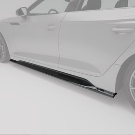 Audi RS5 B9.5 Facelift Sportback Carbon Fiber Side Skirts - 0