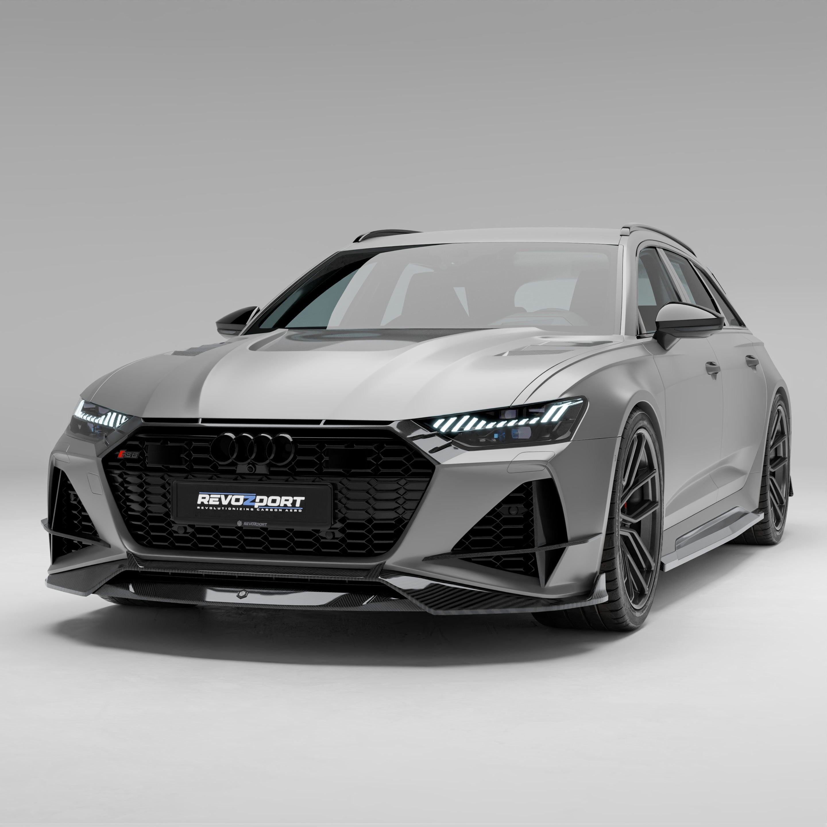Audi RS6 C8 Carbon Fiber Front Lip | Zefer Performance