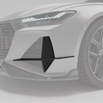 Audi RS6 C8 Carbon Fiber Canards - 0