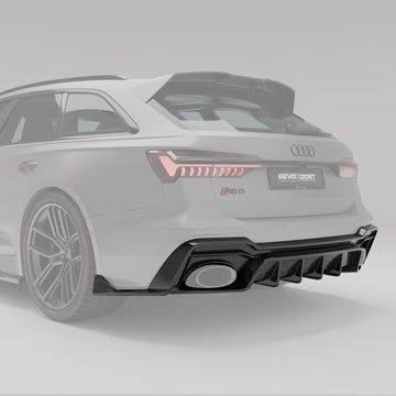 Audi RS6 C8 Carbon Fiber Rear Diffuser - 0