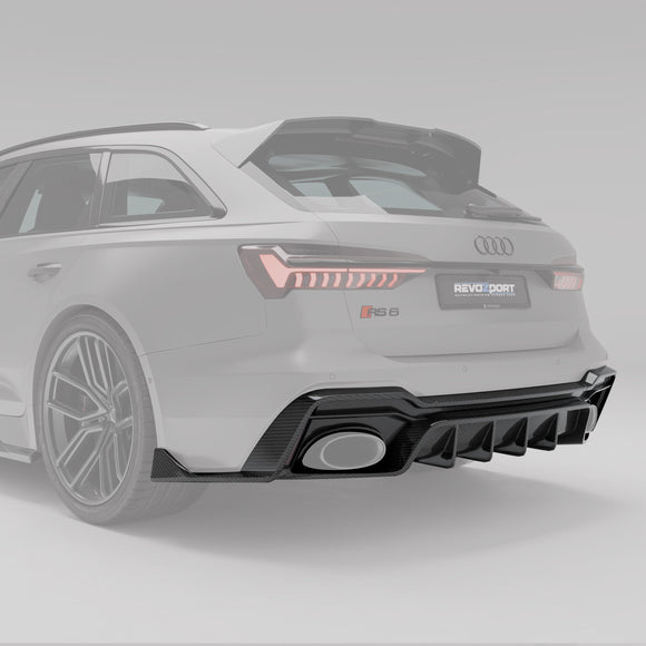 Audi RS6 C8 Carbon Fiber Rear Diffuser