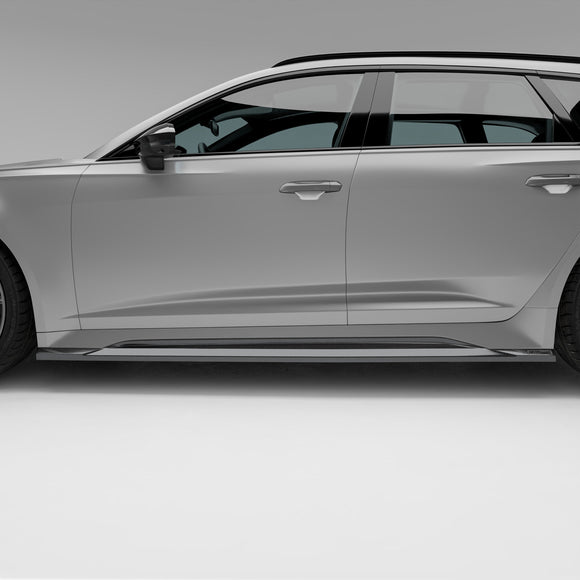 Audi RS6 C8 Carbon Fiber Side Skirts