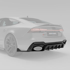 Audi RS7 C8 Carbon Fiber Rear Diffuser - 0