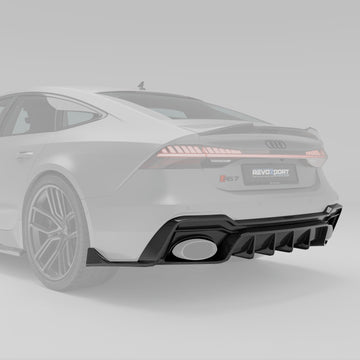 Audi RS7 C8 Carbon Fiber Rear Diffuser - 0