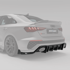 Audi RS3 8Y Limousine Carbon Fiber Rear Diffuser - 0