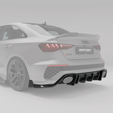 Audi RS3 8Y Limousine Carbon Fiber Rear Diffuser - 0