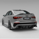 Audi RS3 8Y Limousine Carbon Fiber Rear Diffuser-11