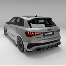 Audi RS3 8Y Sportback Carbon Fiber Roof Spoiler-11