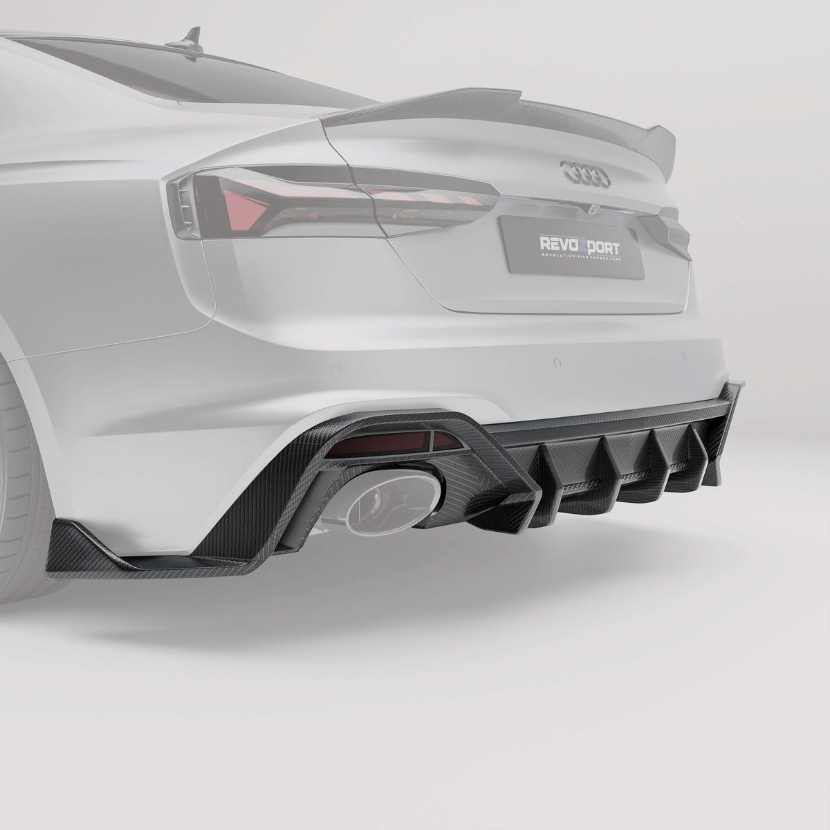 Audi RS5 B9.5 Coupe Carbon Fiber Rear Diffuser | Zefer Performance