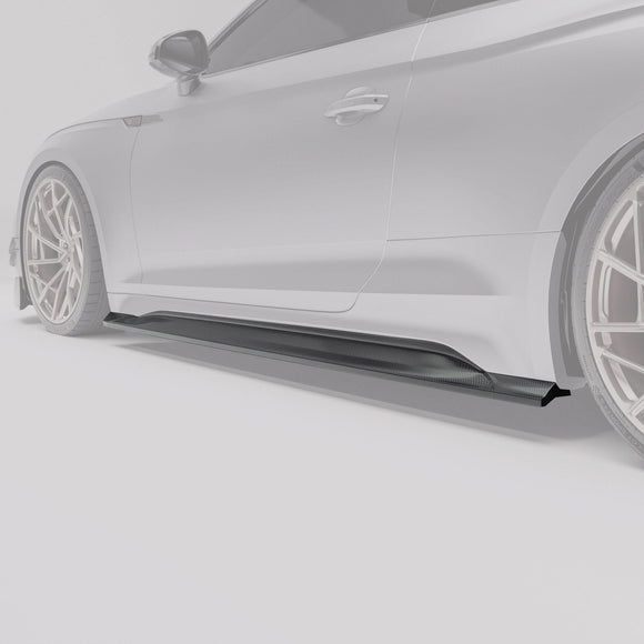 Audi RS5 B9.5 Coupe Carbon Fiber Side Skirts
