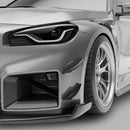 BMW M2 G87 Carbon Fiber Aero Front Bumper Canards-1