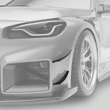 BMW M2 G87 Carbon Fiber Aero Front Bumper Canards - 0