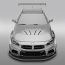 BMW M2 G87 Carbon Fiber Aero Hood & Strakes-9