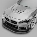 BMW M2 G87 Carbon Fiber Aero Hood & Strakes-1