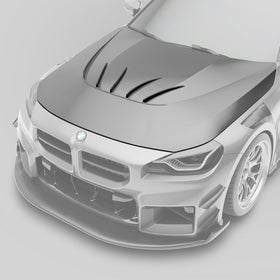 BMW M2 G87 Carbon Fiber Aero Hood & Strakes - 0