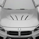 BMW M2 G87 Carbon Fiber Race Car Hood Strakes-10