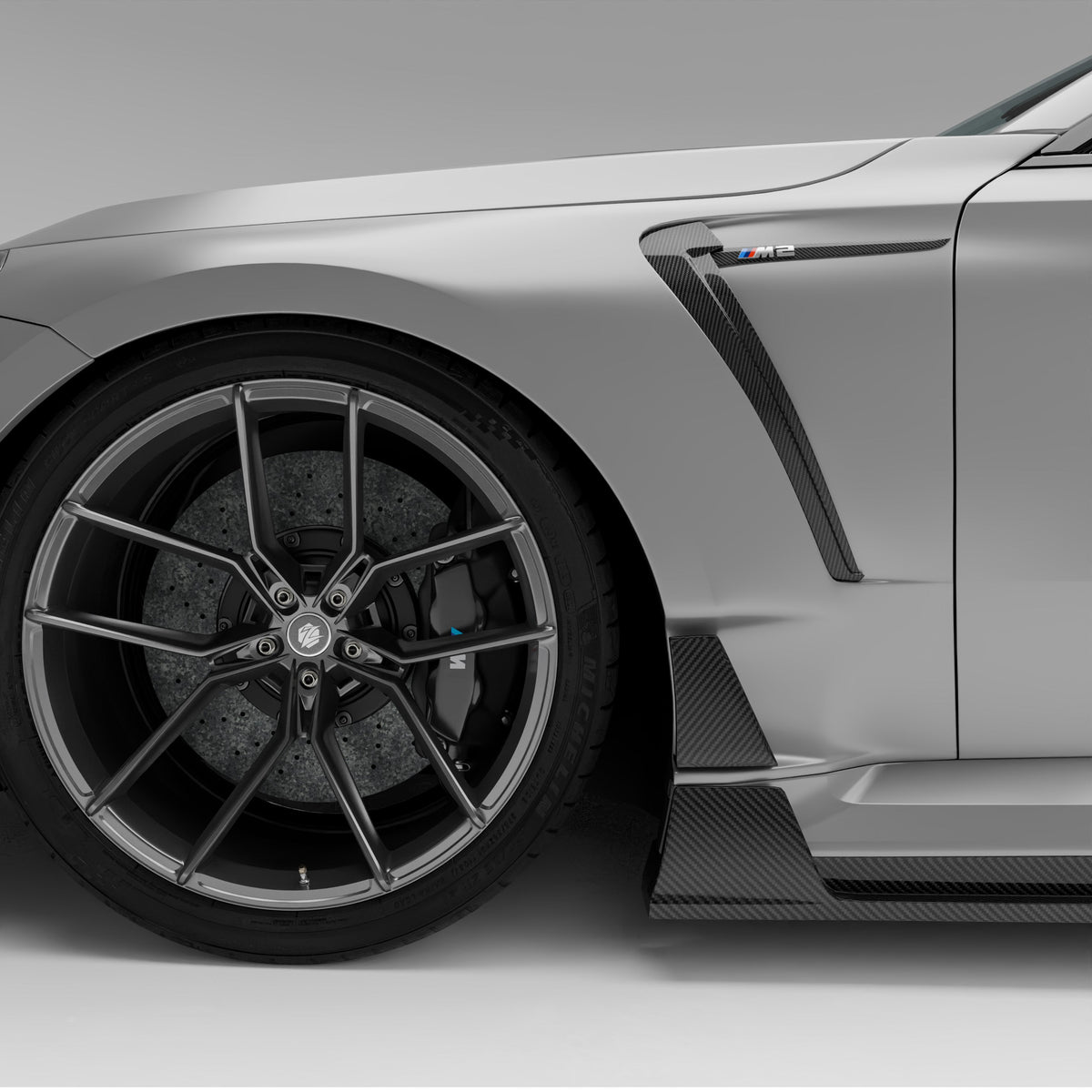 BMW M2 G87 Carbon Fiber Side Fenders | Zefer Performance