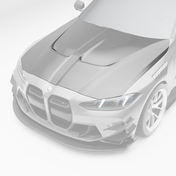 BMW M3 G80 Carbon Fiber Race Car Hood - 0