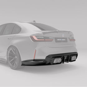 BMW M3 G80 Carbon Fiber Rear Diffuser - 0