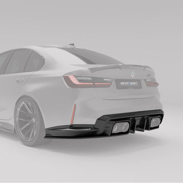 BMW M3 G80 Carbon Fiber Rear Diffuser - 0
