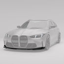 BMW M3 G81 Carbon Fiber Front Lip-2