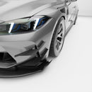 BMW M4 G82 Carbon Fiber Front Bumper Canards-12