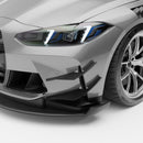 BMW M4 G82 Carbon Fiber Front Bumper Canards-11
