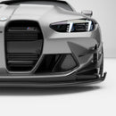 BMW M4 G82 Carbon Fiber Front Bumper Canards-5