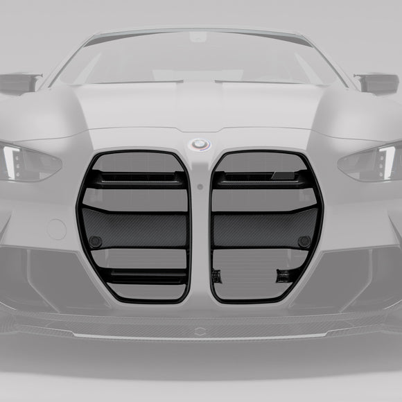 BMW M4 G82 Carbon Fiber Front Grill（with ACC）