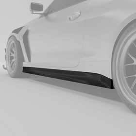 BMW M4 G82 Carbon Fiber Race Side Skirts - 0